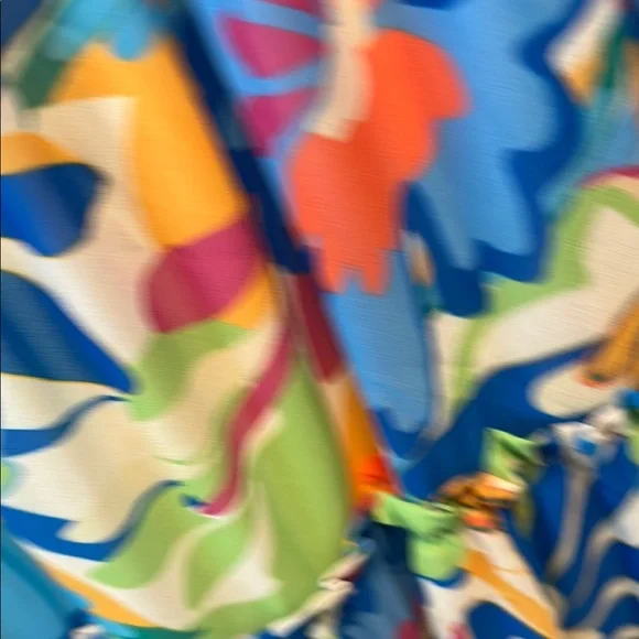 Flying Tomato Floral Maxi Dress - Blue, Green, Orange - Picture 6 of 12